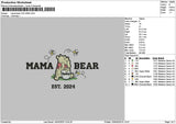 Beartext 1404a Embroidery File 6 sizes