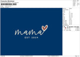 Mamalove Embroidery File 6 sizes