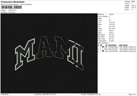 MAMI Embroidery File 6 size