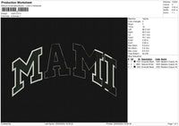 MAMI Embroidery File 6 size