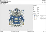 Mancini Embroidery File 6 size