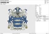 Mancini Embroidery File 6 size