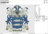 Mancini Embroidery File 6 size