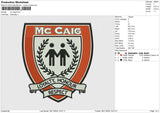 Mc Caig Embroidery File 6 size