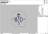 Mdstext V1 Embroidery File 6 sizes