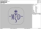Mdstext V1 Embroidery File 6 sizes