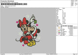 Mickeyxmas Kiss Embroidery File 6 sizes