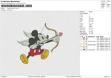 Mickey cupid v2 Embroidery File 6 size