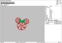 Small Candy Embroidery File 6 sizes