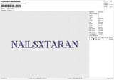 Nailsxt Embroidery File 6 size