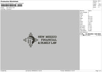 Mexicotext 0508 Embroidery File 6 sizes