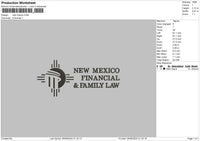 Mexicotext 0508 Embroidery File 6 sizes