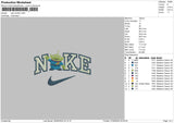 Nike Alien0605 Embroidery File 6 sizes