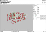 Nike Coke Embroidery File 6 sizes