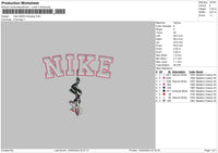 Nike Gwen Hang Embroidery File 6 sizes