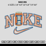 Nike Irn Embroidery File 6 sizes