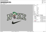 Nike Jokers01 Embroidery File 6 sizes