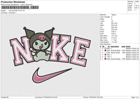 Nike KUROMI V6 Embroidery File 6 size