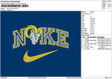 Nike Goat 02 Embroidery File 6 sizes