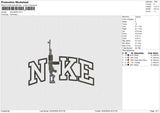 Nike M4A4 Embroidery File 6 size
