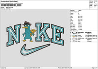 Nike Perry Embroidery File 6 sizes