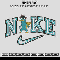 Nike Perry Embroidery File 6 sizes