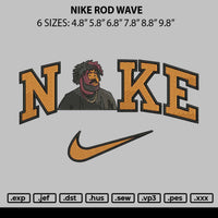 Nike Rod Wave Embroidery File 6 sizes