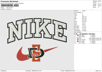 Nike SD Embroidery File 6 size