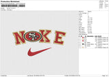 Nike SF Embroidery File 6 size