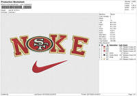 Nike SF Embroidery File 6 size