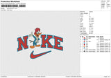 Nike WOODY Embroidery File 6 size