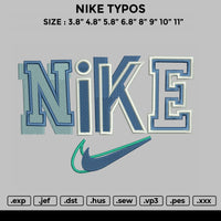 Nike Typos Embroidery