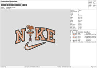 Nike Anxiety V3 Embroidery File 6 sizes