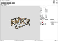 Nike Bambi V2 Embroidery File 6 sizes