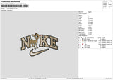 Nike Bambi V2 Embroidery File 6 sizes