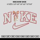 Nik Bow Shoe Embroidery File 6 sizes