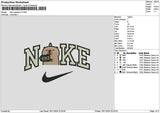 Nike Capybara V2 Embroidery File 6 sizes