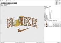 Nike Character Embroidery File 6 size