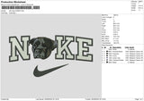 Nike Dog 2709 Embroidery File 6 sizes