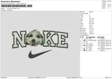 Nike Dog 2709b Embroidery File 6 sizes