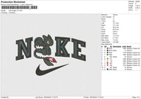 Nike dragon v2 Embroidery File 4 size