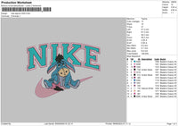 Nike Eeyore 2024 Embroidery File 6 sizes