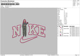 Nike Woman 0309 Embroidery File 6 sizes