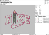 Nike Woman 0309 Embroidery File 6 sizes