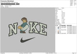 Nike Flynn V2 Embroidery File 6 size