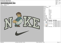 Nike Flynn V2 Embroidery File 6 size