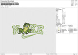 Nike Frog v1 Embroidery File 6 size
