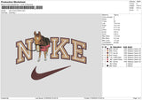 Nike Horse 0705 Embroidery File 6 sizes