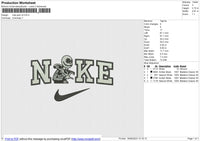 Nike jack v4 Embroidery File 6 size