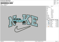 Nike Jeep Embroidery File 6 sizes